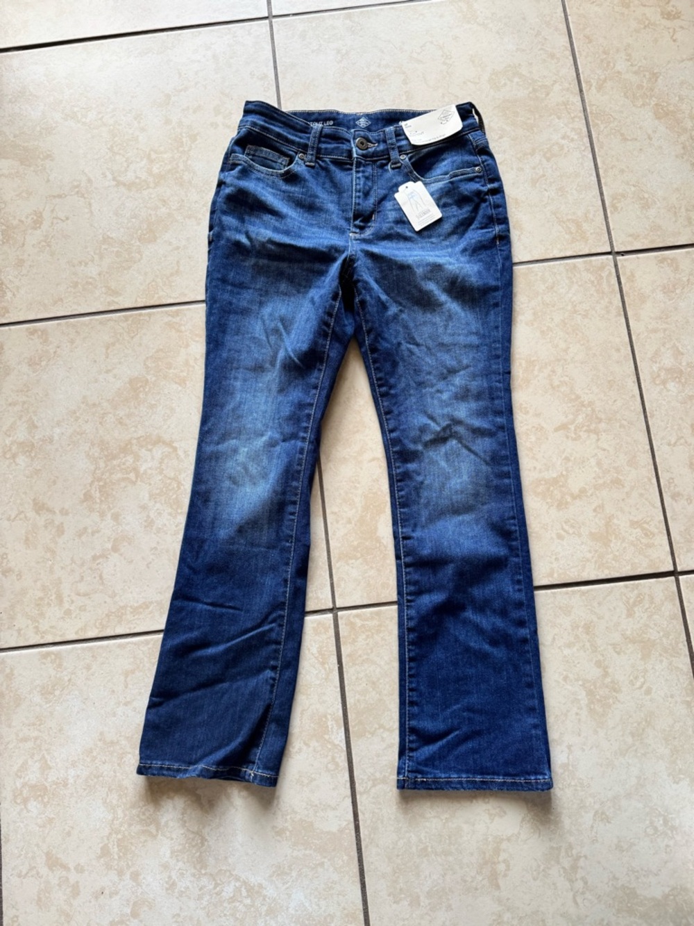St. John's Bay Women's Medium Dark Blue Bootcut Jeans